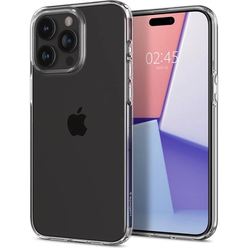 Spigen Liquid Crystal Case - тънък силиконов (TPU) калъф за iPhone 15 Pro Max (прозрачен)