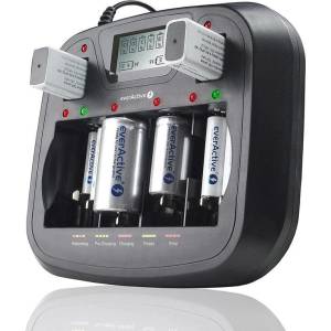 EVERACTIVE Зарядно у-во Universal Charger NIMH R6, 03, 14, 20, 22 с микропроцесор NC900U EVERACTIVE (NC900U) Зарядно за батерии