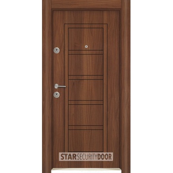Image 1 of Starsteeldoor Блиндирана врата StarLife SL 202 Металик орех (цена без монтаж)