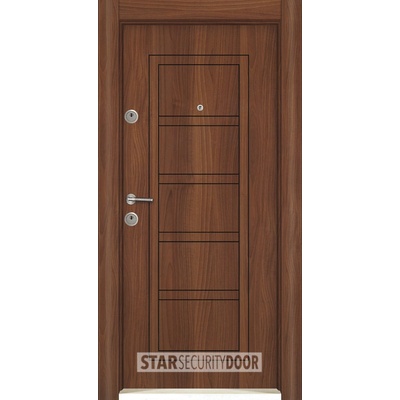 Starsteeldoor Блиндирана врата StarLife SL 202 Металик орех (цена без монтаж)