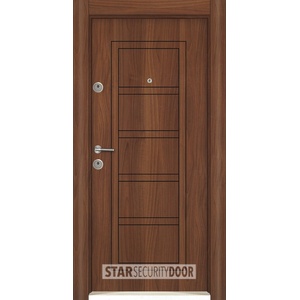 Starsteeldoor Блиндирана врата StarLife SL 202 Металик орех (цена без монтаж)