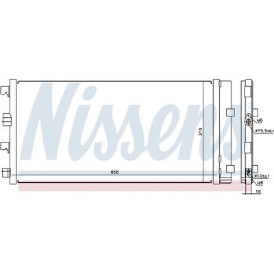 Chladič klimatizace NISSENS 940161