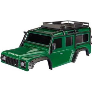 Traxxas каросерия TRX-4 Land Rover Defender зелена (безскобова)