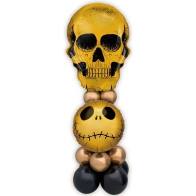 IMPAP Balónek fóliový latexový lebky Halloween mix druhů