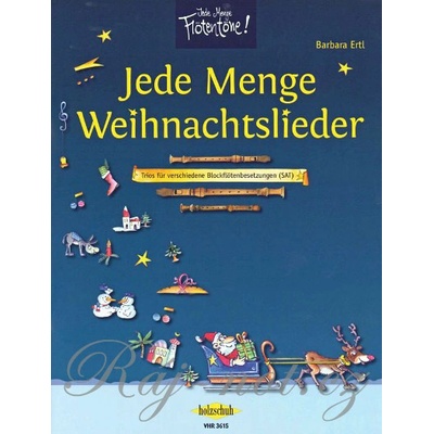 Jede Menge Weihnachtslieder vianočné melódie pre súbor flauty SAT