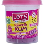 LET'S Кинетичен пясък 130 гр. Let`s L-10174 розов