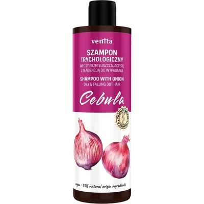 Venita ​Cibuľový trichologický šampón pre mastné vlasy náchylné na vypadávanie (300 ml)