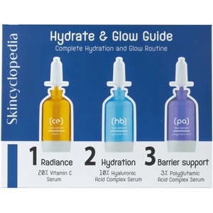 Skincyclopedia Комплект Hydrate & Glow Guide, 3 части