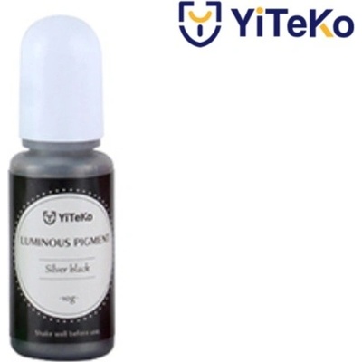 YiTeKo Svítící pigment do pryskyřice 03 stříbrnočerná 10 ml – Hledejceny.cz
