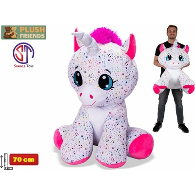 Mikro trading Plush Friends Star Sparkle Jednorožec sedící 70 cm