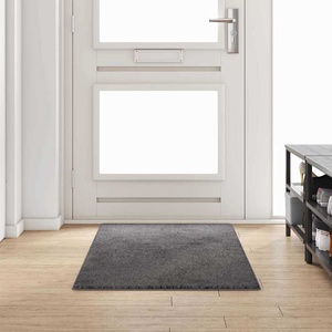 vidaXL Килим пътека Сиво 80 x 200 cm 100% Полипропиленов Тапициран (42011389)