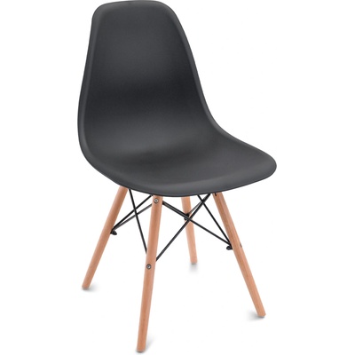 Bestent Стол за хранене черен класически скандинавски стил (bmh-a304)