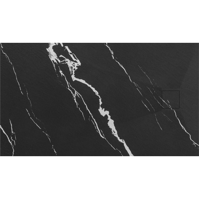 Rea Корито за душ кабина Magnum CARRARA BLACK 90x120 (REA-K7009)