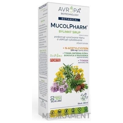 AVROPA MucolPharm bylinný sirup 200 ml