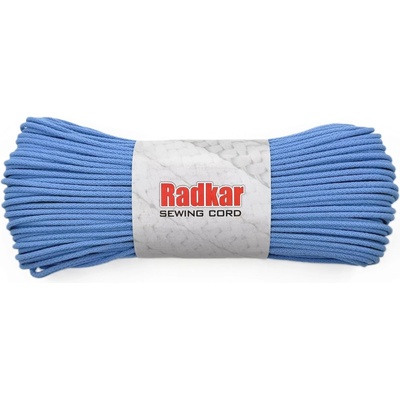 RADKAR šňůry na šití 5mm Azure blue - 100m návin