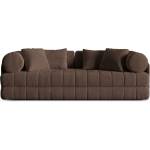 Cosmopolitan Design Кафяв кадифен сгъваем диван 206 cm Kemi - Cosmopolitan Design (COS_3SF_44_F1_KEMI2)