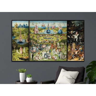 Zahrada pozemských rozkoší - Hieronymus Bosch Varianta: 100x57 cm - kvalitní papír 180g