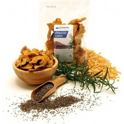 DAMODARA Chia chipsy rozmarín 100 g
