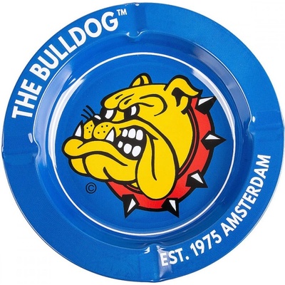 Bulldog Originálny modrý kovový popolník