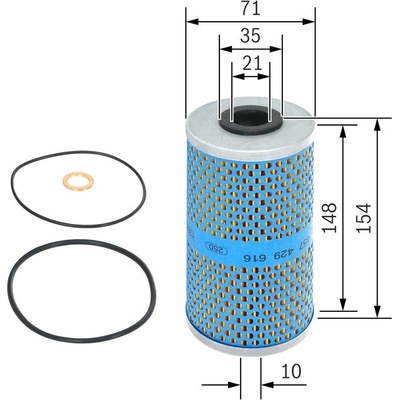 Olejový filter BOSCH 1 457 429 616