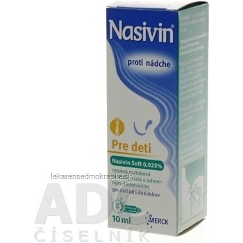 Nasivin Soft 0,025% aer.nao.1 x 10 ml