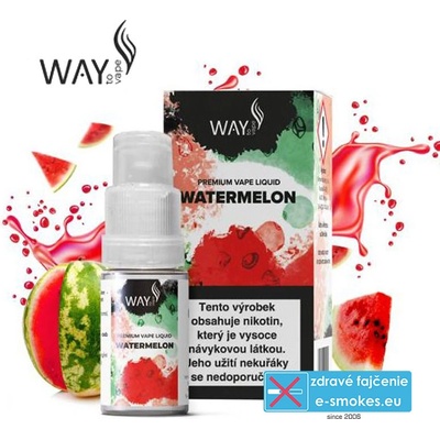 WAY to Vape Watermelon 10 ml 18 mg