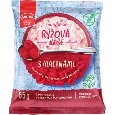 Semix Rýžová kaše malinová 65 g