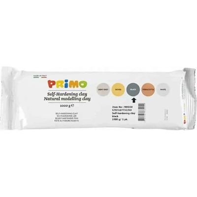Primo modelovacia samotvrdnúca hmota 1000g čierna