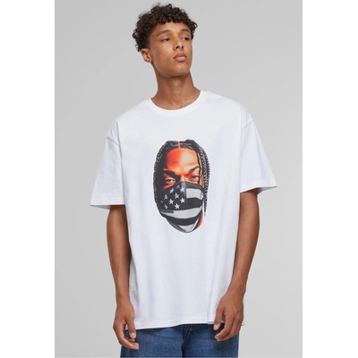 Mister Tee Мъжка овърсайз тениска Mister Tee Psycho ManUB-MT3606-00220 - Бял, размер XL