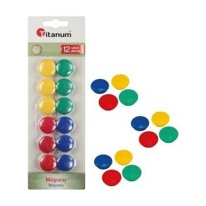 TITANUM Magnets for boards 22mm 12pcs