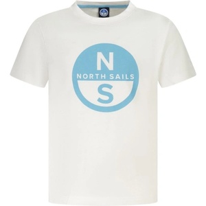 North sails Детска тениска с къс ръкав north sails, Размер 12a, Цвят Бяло (795225000_bi0101)