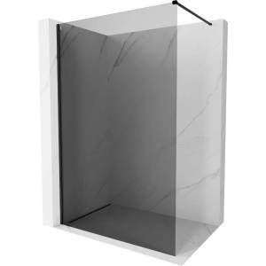 Mexen Kioto-X стена за душ Walk-in 50 x 200 см, графит 10 мм, черна - 800-050-101-70-40-X (800-050-101-70-40-X)