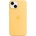 Apple iPhone Silicone Case with MagSafe - оригинален силиконов кейс за iPhone 14 с MagSafe (жълт)