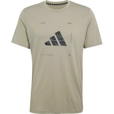 adidas Camo Badge of sport Tee khaki čierne