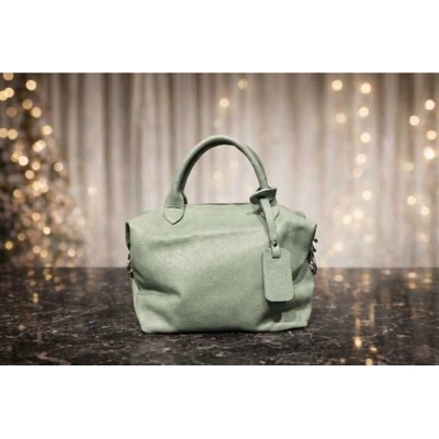 Max Original Leather Dámska kožená kabelka green 7
