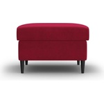 Cosmopolitan Design Червена кадифена табуретка Kyoto - Cosmopolitan Design (COS_POUF_2_F1_KYOTO2)