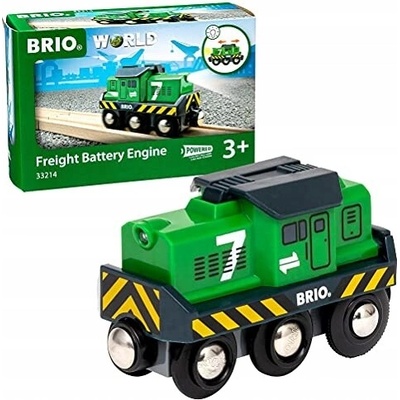 Brio World Nákladný Vláčik s Motorom Vláčik na Batérie pre Deti od 3 Rokov