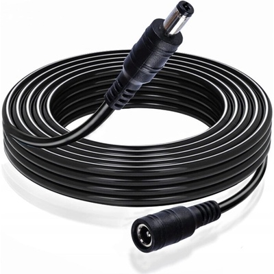 Prodlužovací konektor Premiumlux černý 5m DC 2,1/5,5