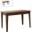 TopMebel Разтегателна маса Trendline TopMebel от меламин в цвят орех 120/150x70x75cm