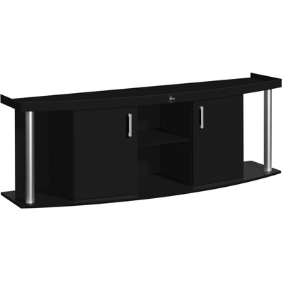 Diversa stolík Comfort 200x80x67 cm oblúk, čierny