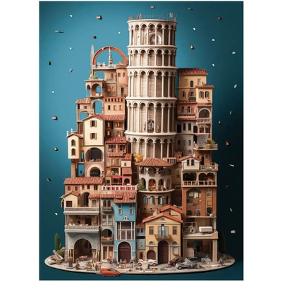 Anatolian - Puzzle Yasin Yaman: Pisa - 1 000 piese