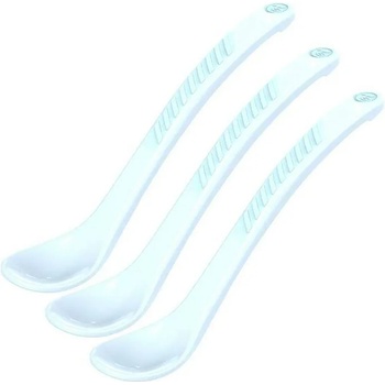 Image 1 of Twistshake Извита лъжица за хранене Twistshake - 3 бр. 4+ месеца синя