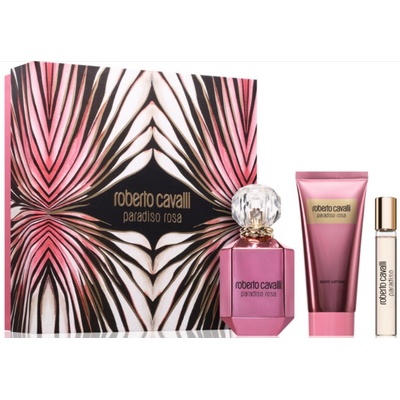 Roberto Cavalli Paradiso Rosa EDP 75 ml + EDP 15 ml + telové mlieko 100 ml pre ženy