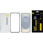 Tactical Samsung S26 TACTICAL IMPACT ARMOUR GLASS 3D стъкло за защита на екрана, с антибактериално покритие + допълнителна рамка, ЧЕРНО (57983129158)