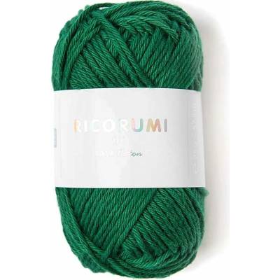 Rico Design Bavlnená háčkovacia priadza Ricorumi dk odtieň 050 tmavo zelená - 1 ks