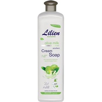 Lilien Olive Milk tekuté mydlo náhradná náplň 1 l