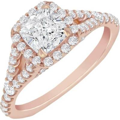 Eppi Zásnubní halo prsten plný diamantů Malana RE37913