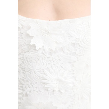 Bardot Рокля Bardot в бяло среднодълга разкроена 60000DB (60000DB)