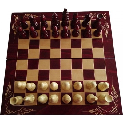 Magic Puzzle Box Ръчно изработен дървен комплект за шах 44x44 кутия за шах с дървена фигура за подарък (_ddc622cbb)