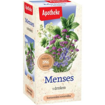APOTHEKE čaj na menzes s drmekom bylinná zmes 20 x 1,5 g